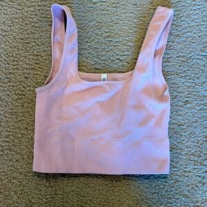 Pink crop top perfect for teens